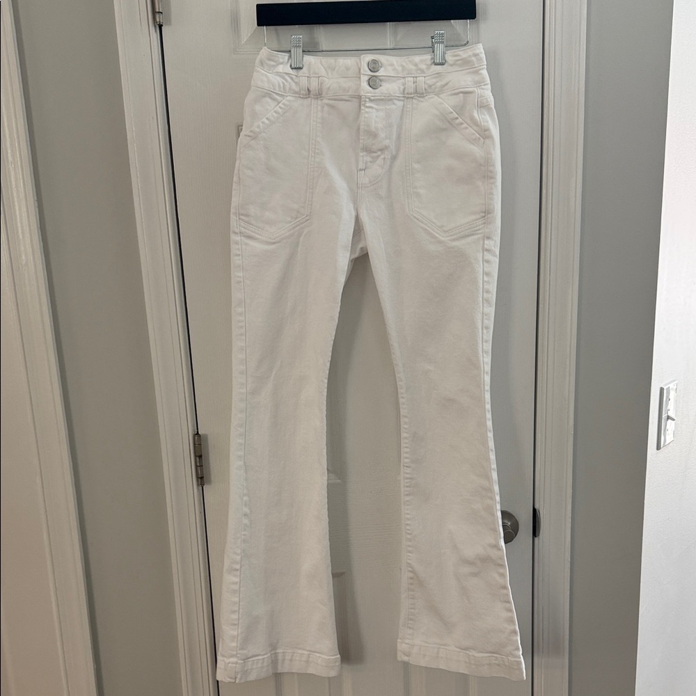 Frame Denim Classic White Jeans